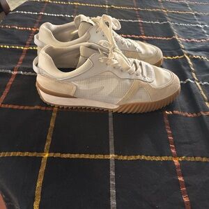 Rag & Bone Cream and Tan Sneakers